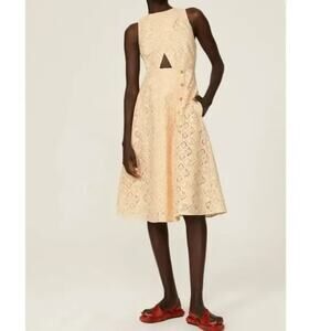 Pamela Love x Rent the Runway Antique Lace Dress Size Medium Sleeveless Girly